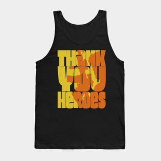 Thank You Heroes Military Silhouette Tank Top